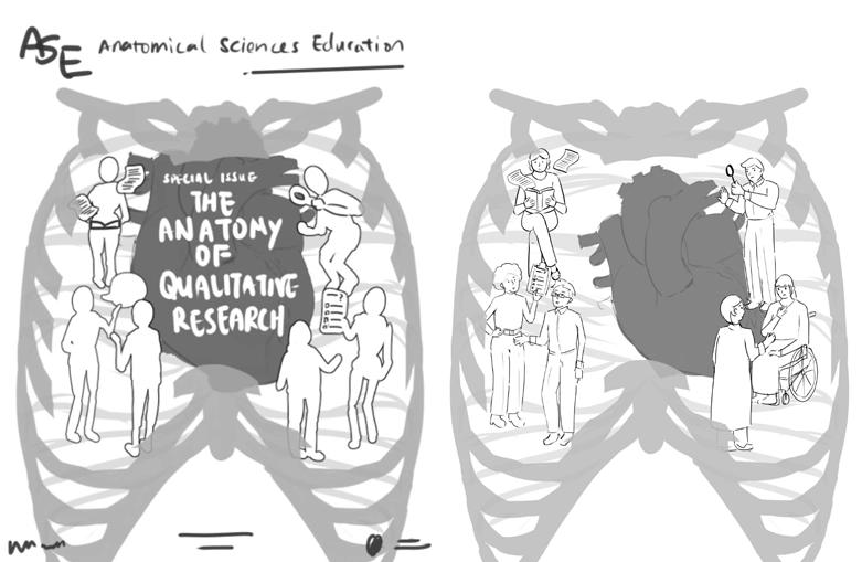 Rough sketches for a cover illustration entry for the ASE