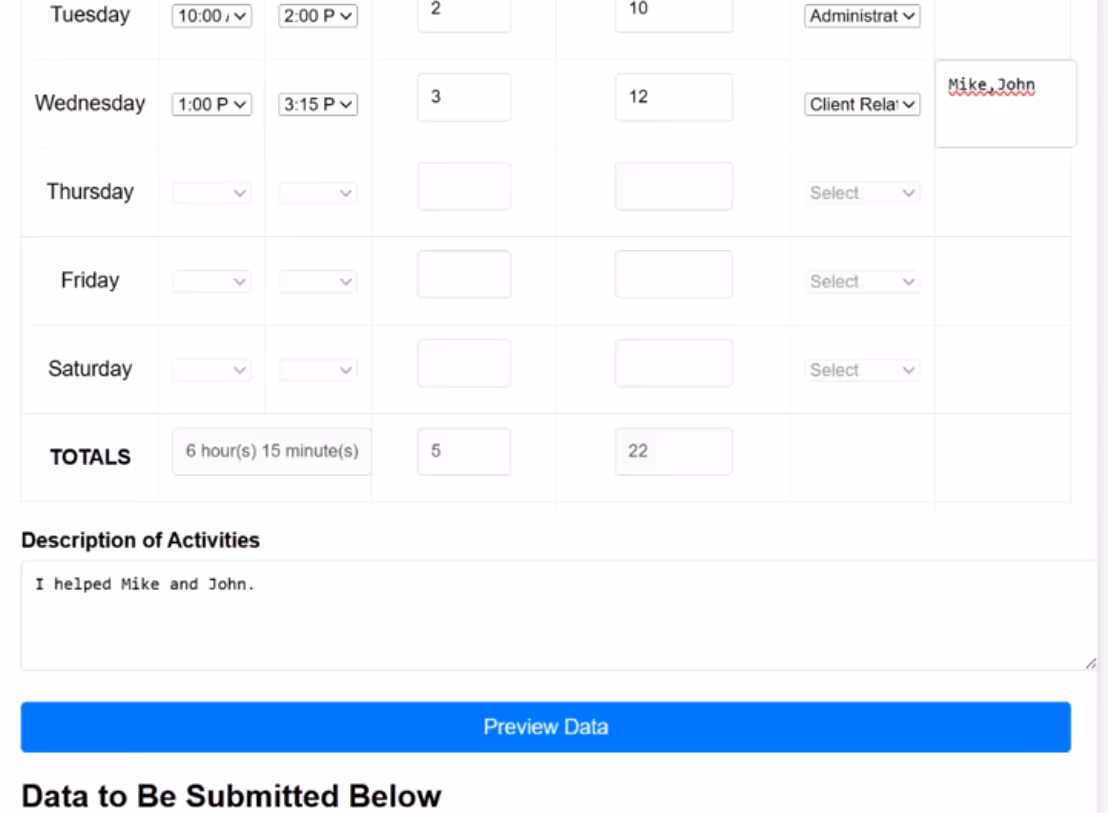 After I worked with Affinity Hospice, they had a full-stack application.