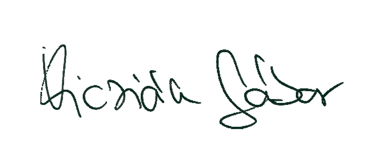 Gábor's hand written signature