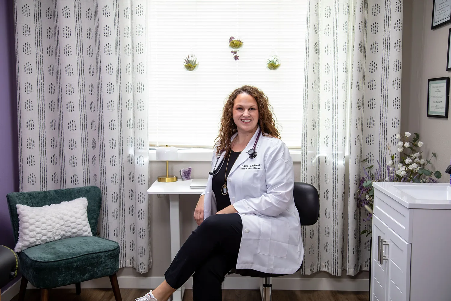 image of massage room (for a wellness center)