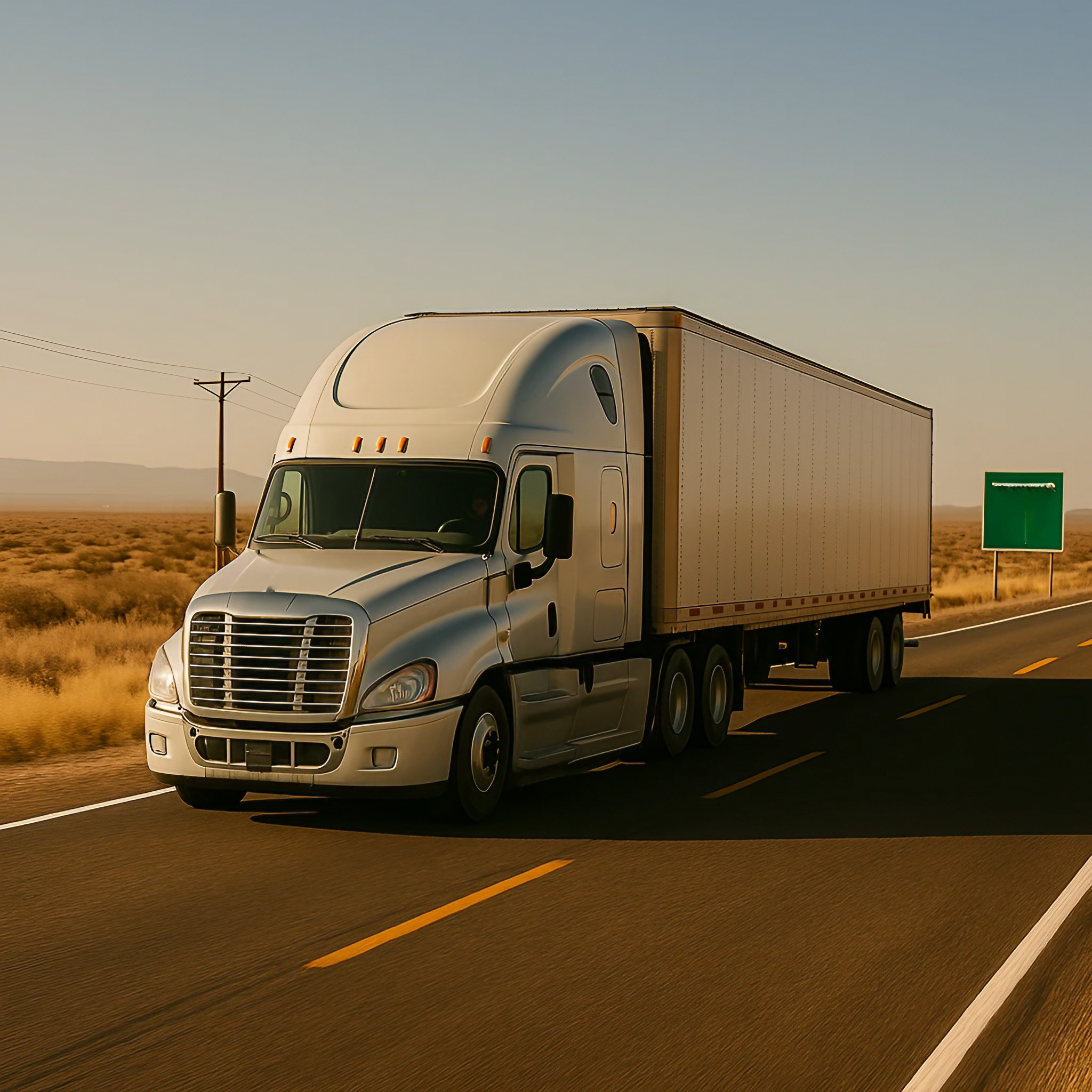 Semi-Truck Enroute