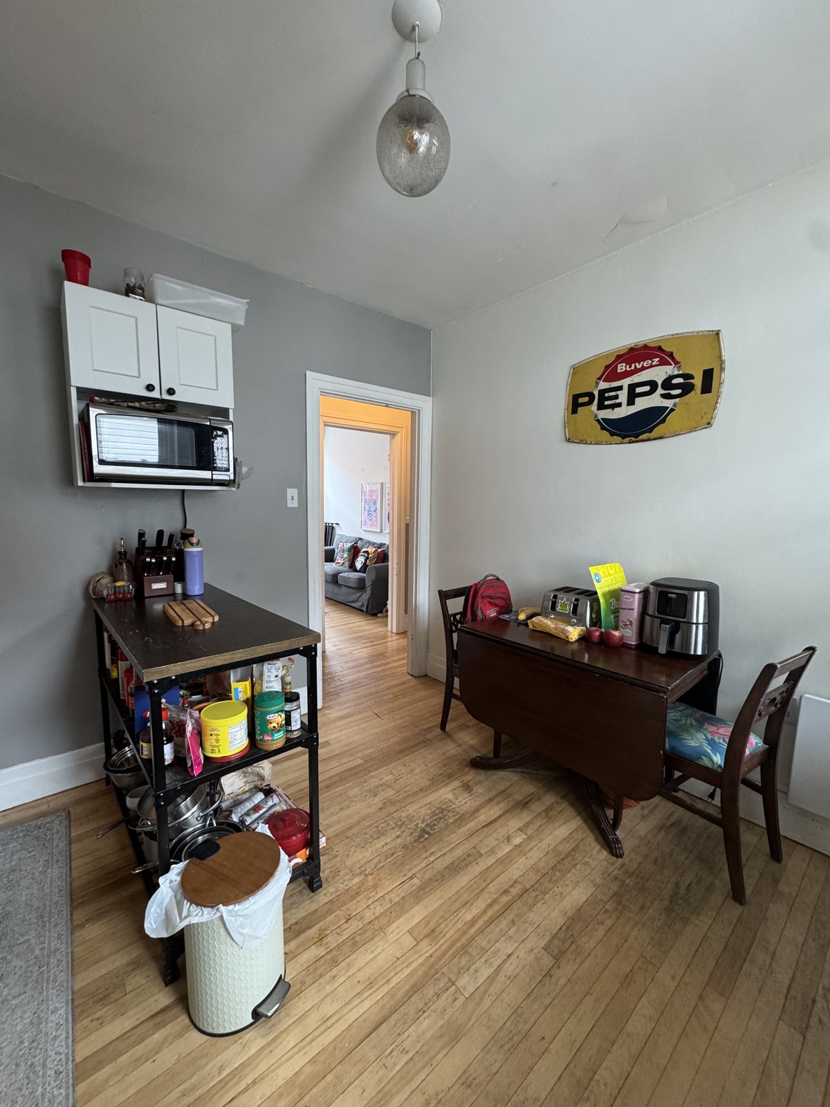 Cuisine et coin repas – 255 rue St-Olivier, app. 3, Québec