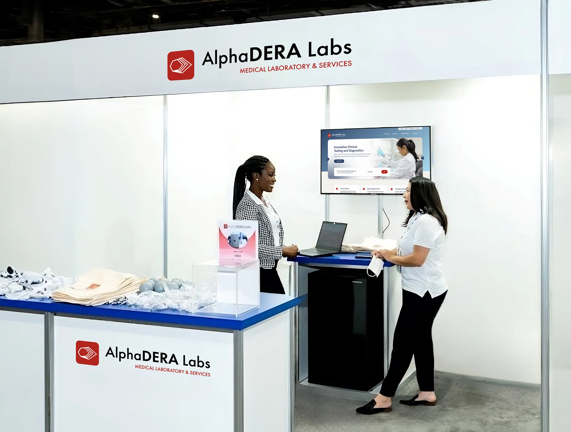 AlphaDera Labs Booth