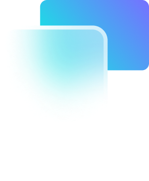 Abstract graphic of overlapping digital screens representing our UI and UX web design services