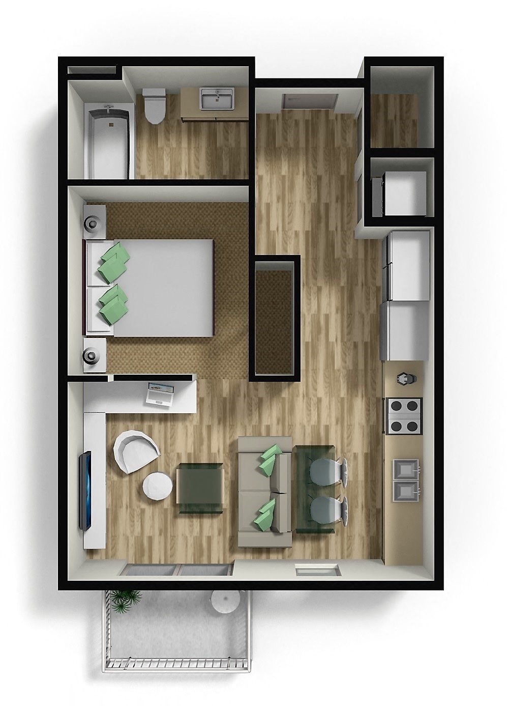 Junior 1 Bedroom