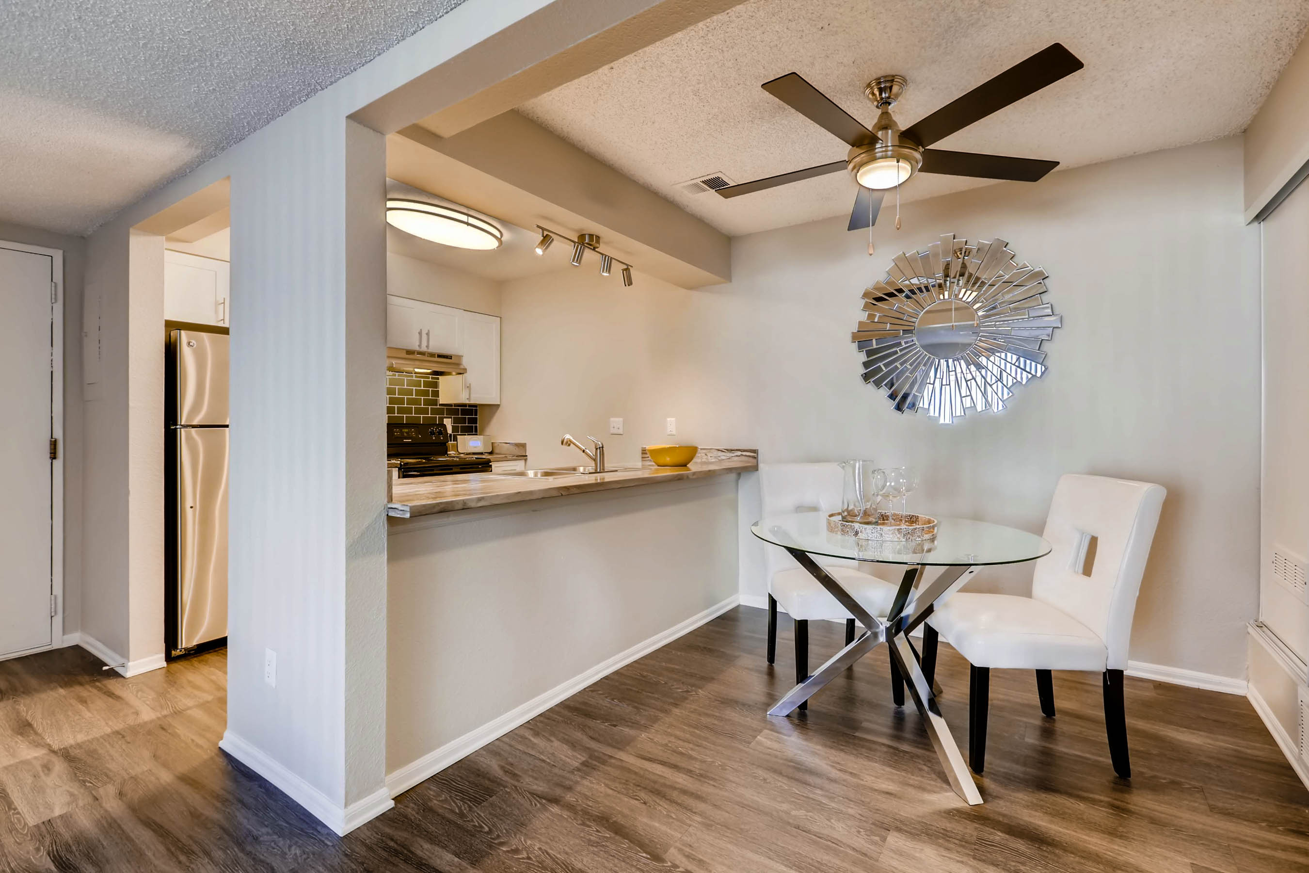 Kitchen and dining room