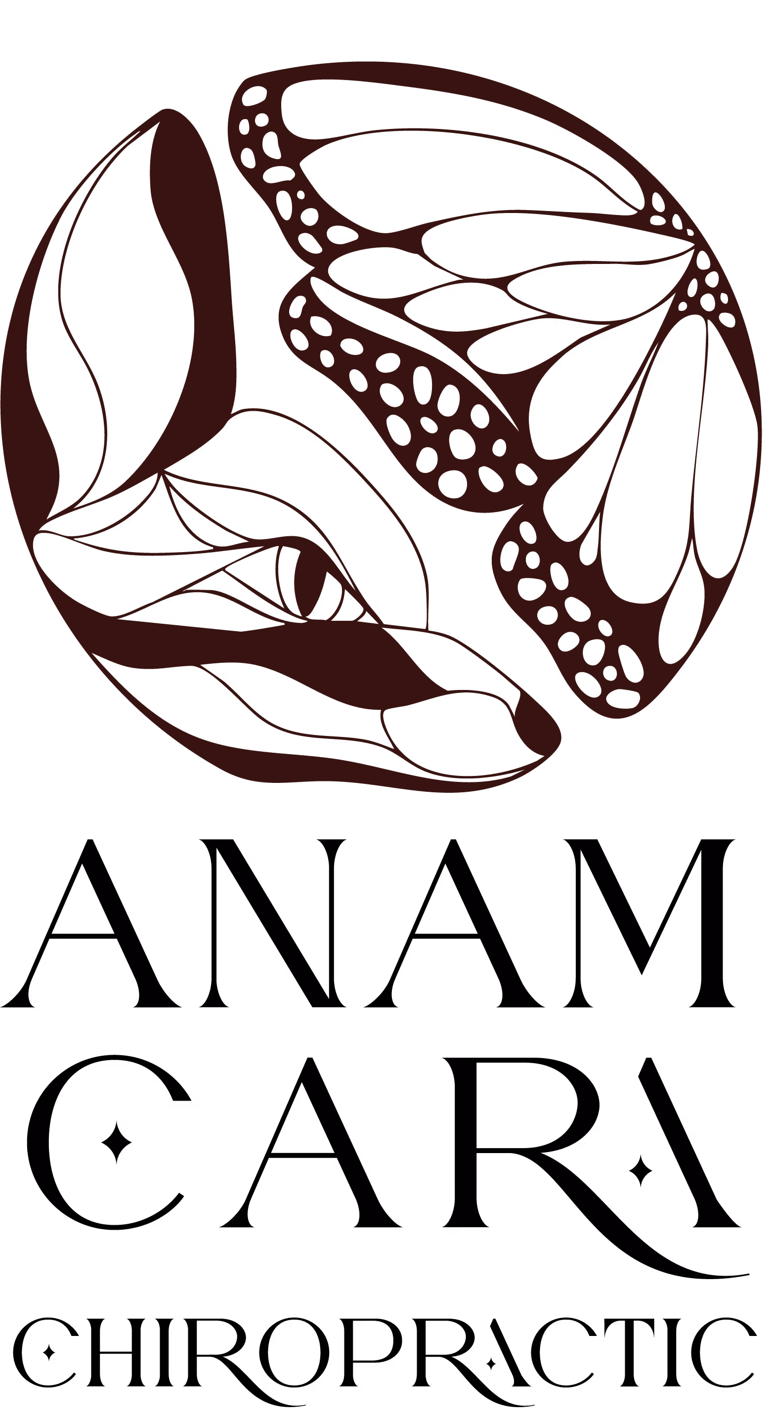 White Celtic knot pattern on a black background; repeating design