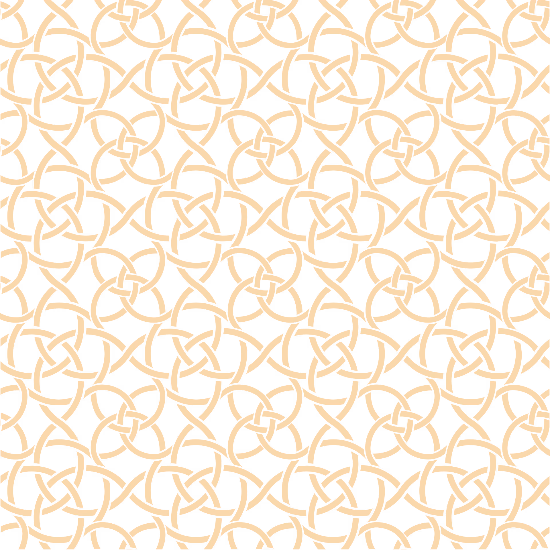 Beige Celtic knot pattern on a black background; seamless design