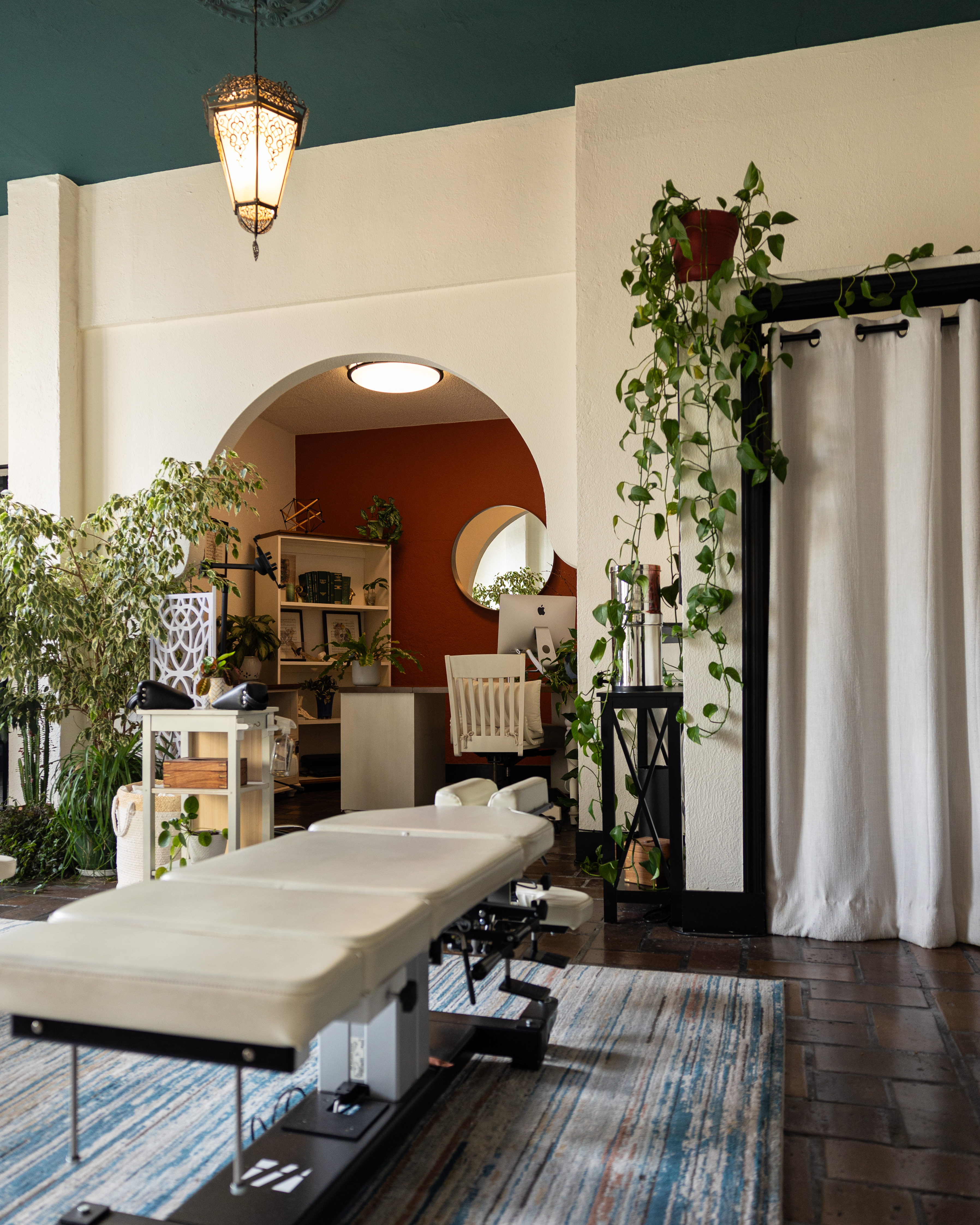 Chiropractor performing a spinal adjustment in Alameda, CA