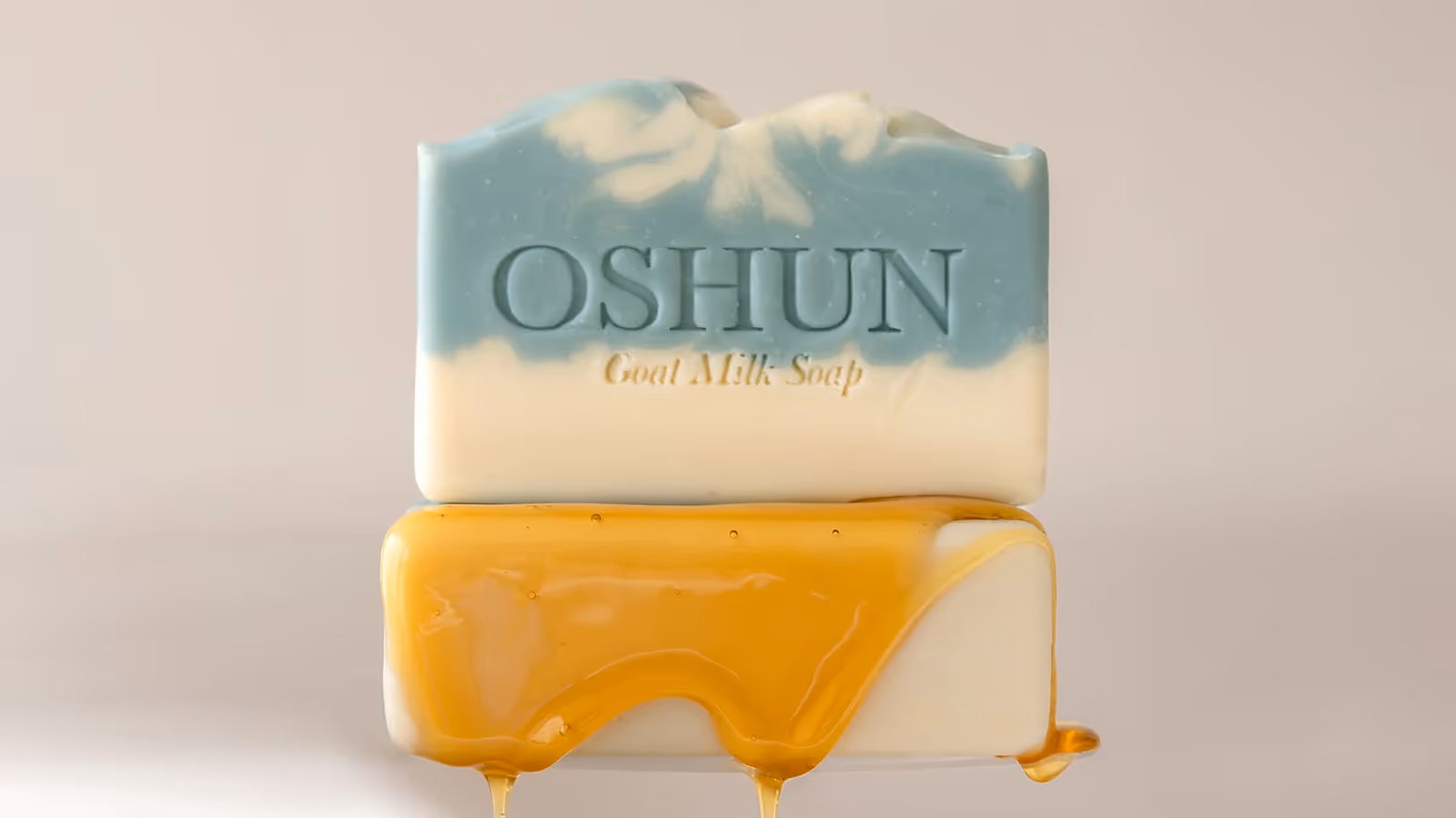 OSHUN goat milk soap bar.