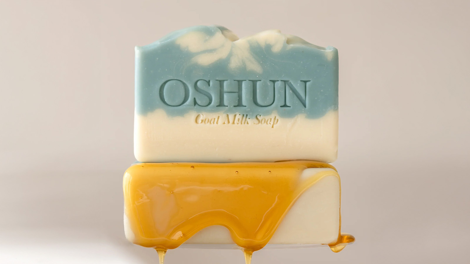OSHUN goat milk soap bar.