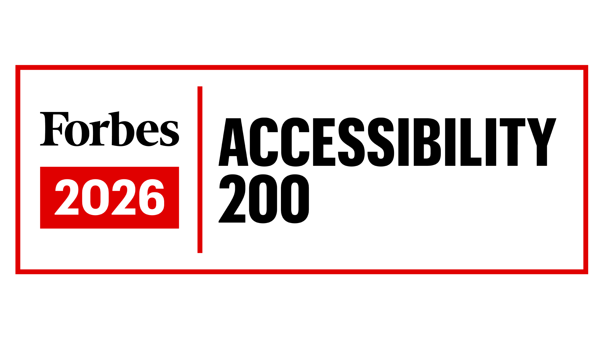 Forbes 2026 Accessibility 200