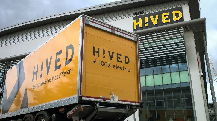 HIVED Rolls Out the UK’s First All-Electric Haulage Fleet