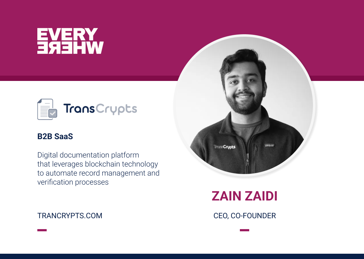 Founders Everywhere: Zain Zaidi