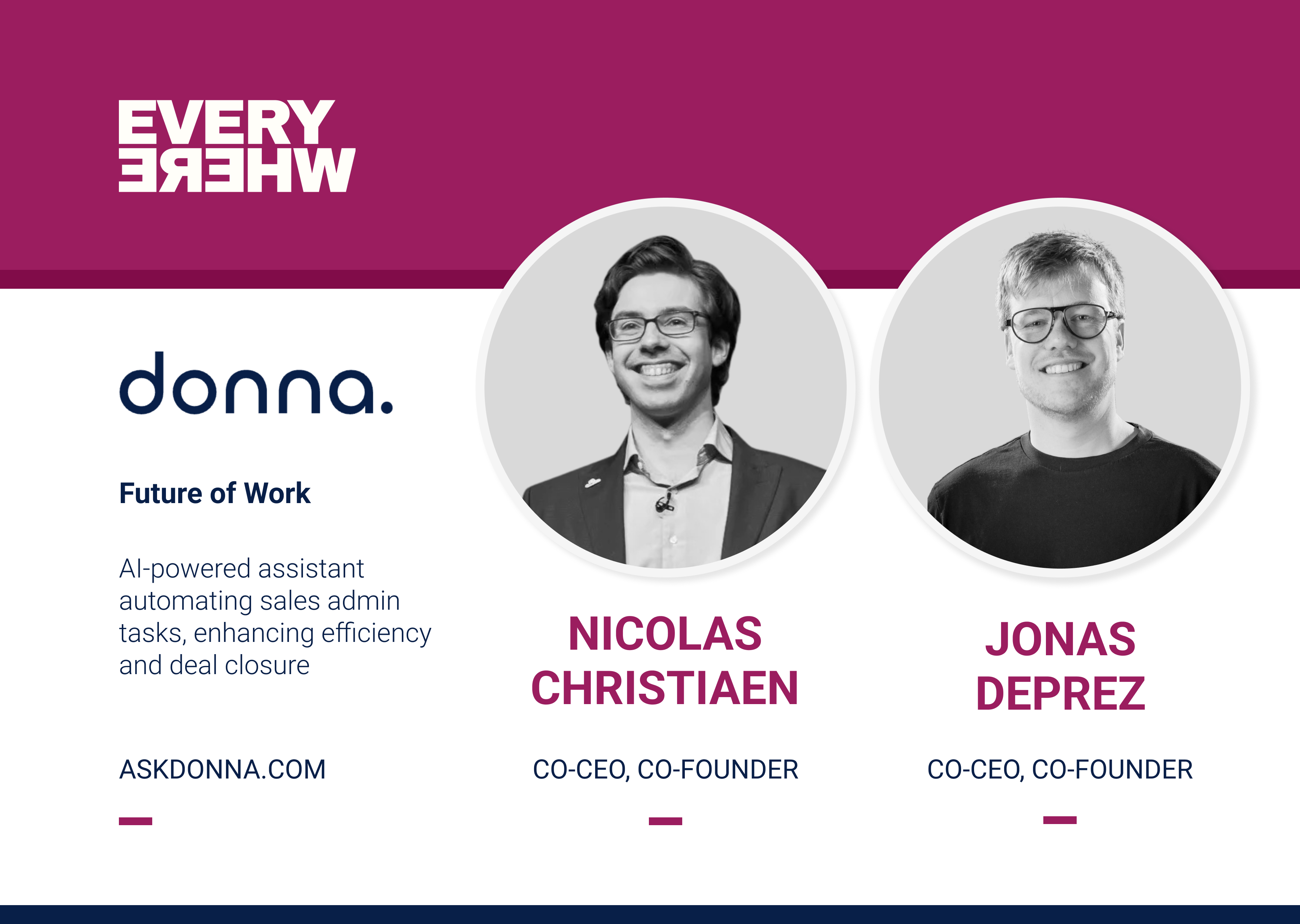 Founders Everywhere: Nicolas Christiaen and Jonas Deprez