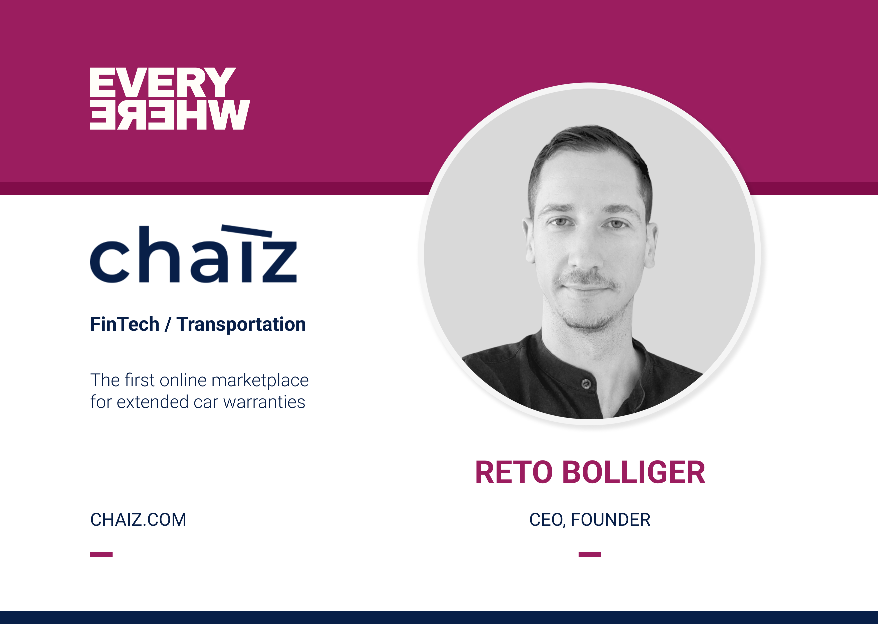 Founders Everywhere: Reto Bolliger