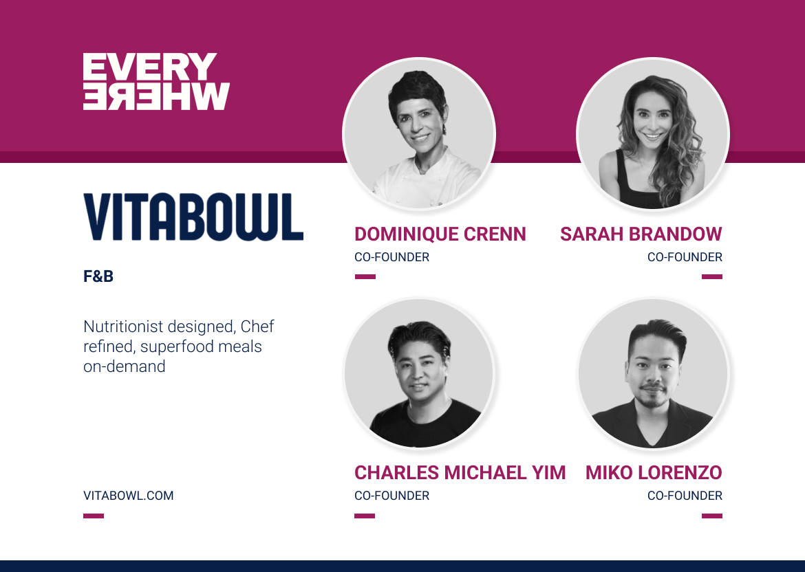 Founders Everywhere: Dominique Crenn, Sarah Brandow, Charles Michael Yim, and Miko Lorenzo