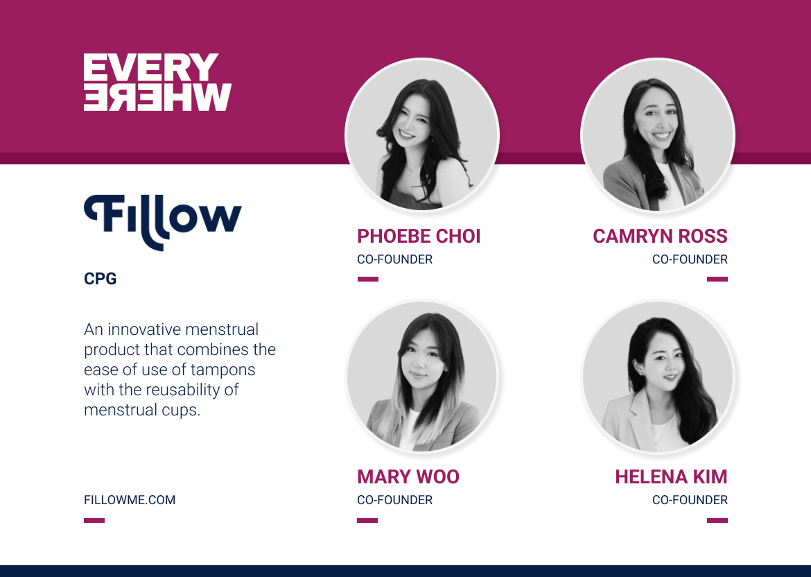 Founders Everywhere: Phoebe [Seoyeon] Choi, Camryn Ross, Mary Woo, and Helena Kim of Fillow