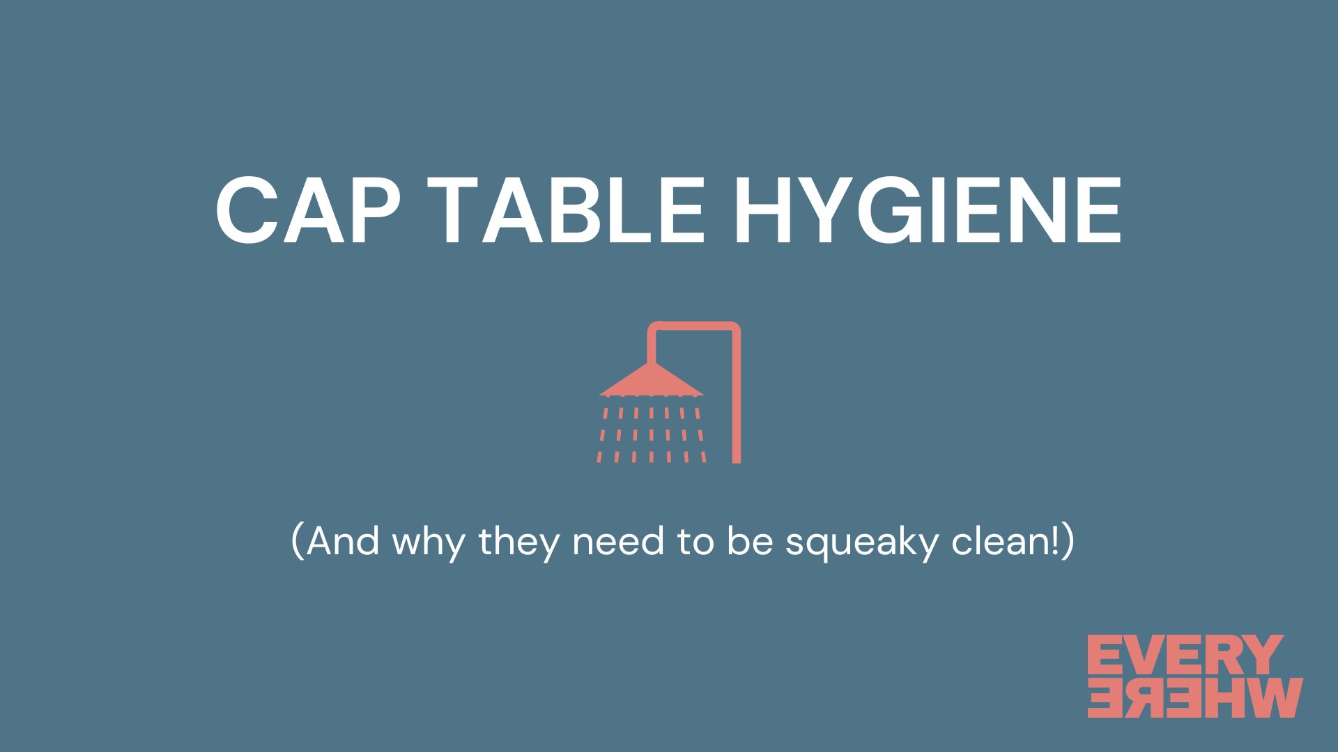 No Delusion with Dilution: Keep that Cap Table Clean