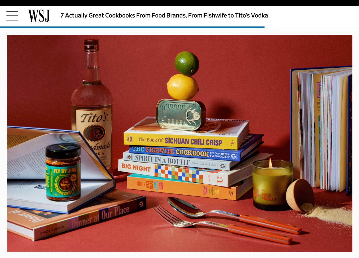 Fishwife's Cookbook Earns Culinary Cred in WSJ's Latest Food Brand Roundup