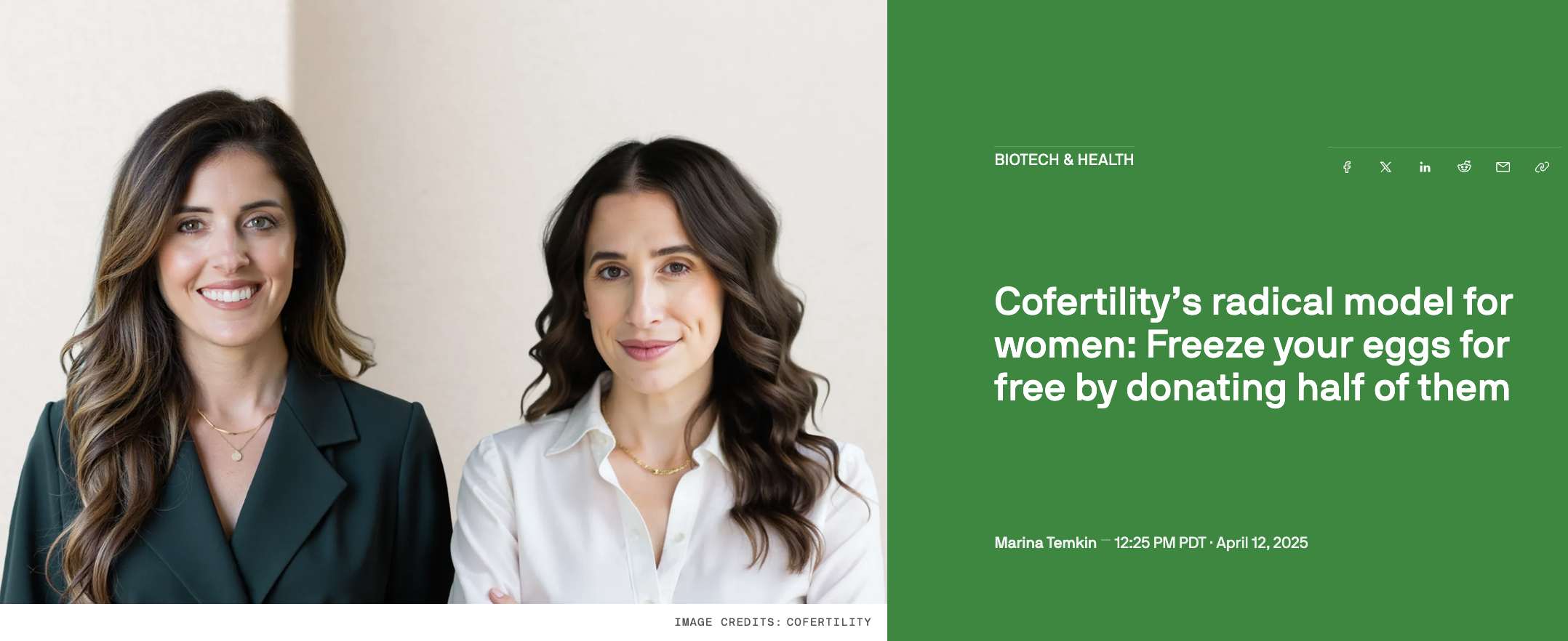 Cofertility Just Raised $7.25M to Reimagine Egg Freezing-and It's Only the Beginning