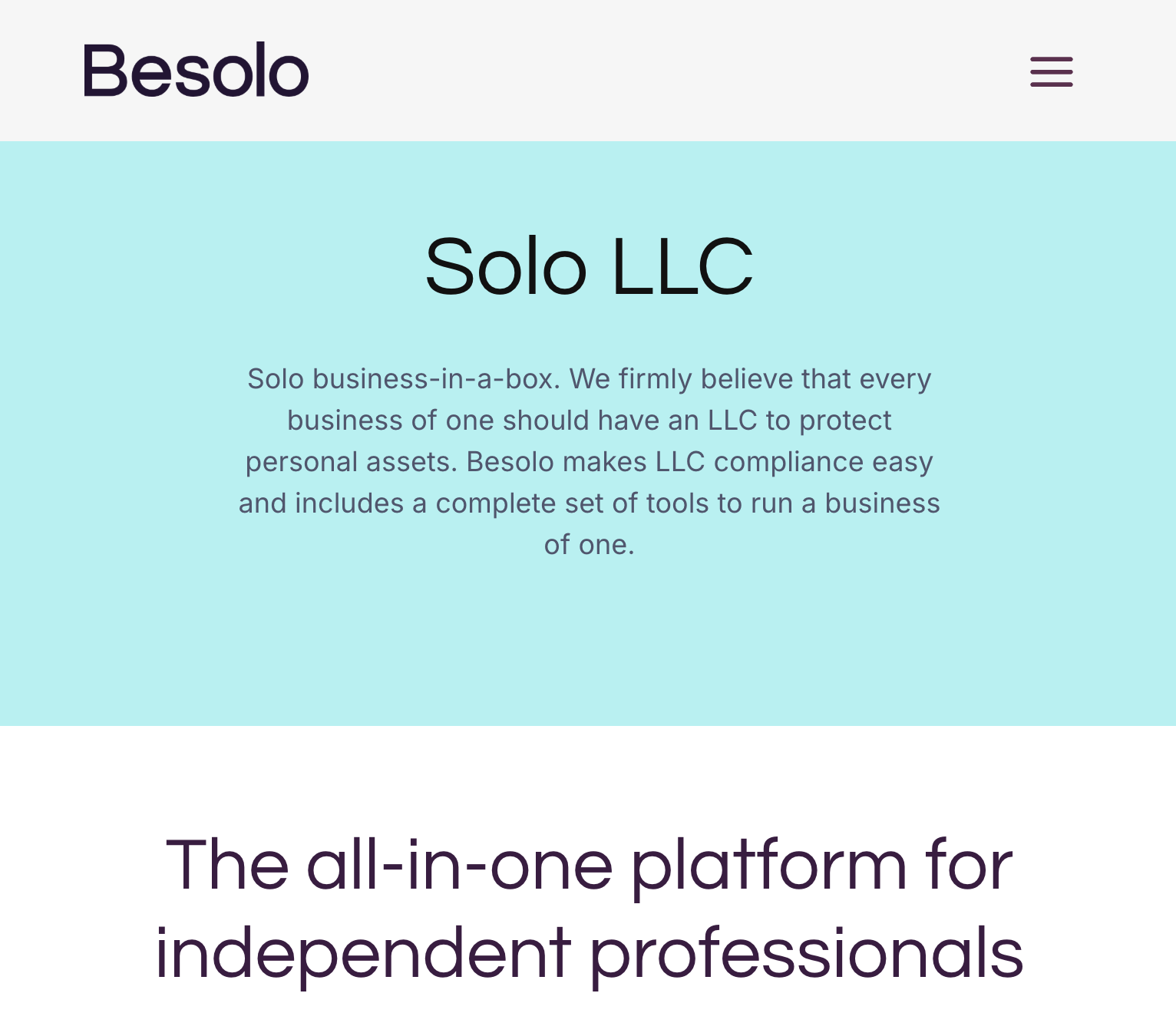 Introducing Besolo's Solo LLC: The Ultimate Platform for Solopreneurs