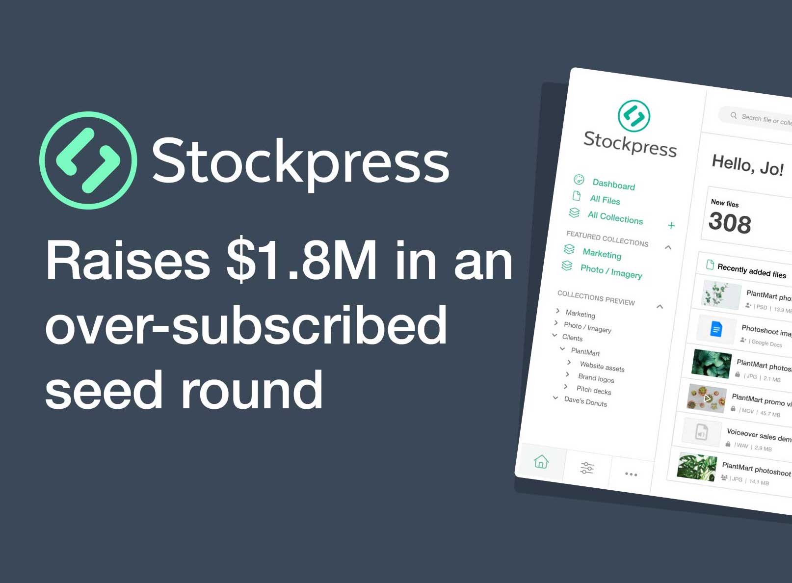Stockpress Raises $1.8 Million to Revolutionize File Management for Distributed Teams