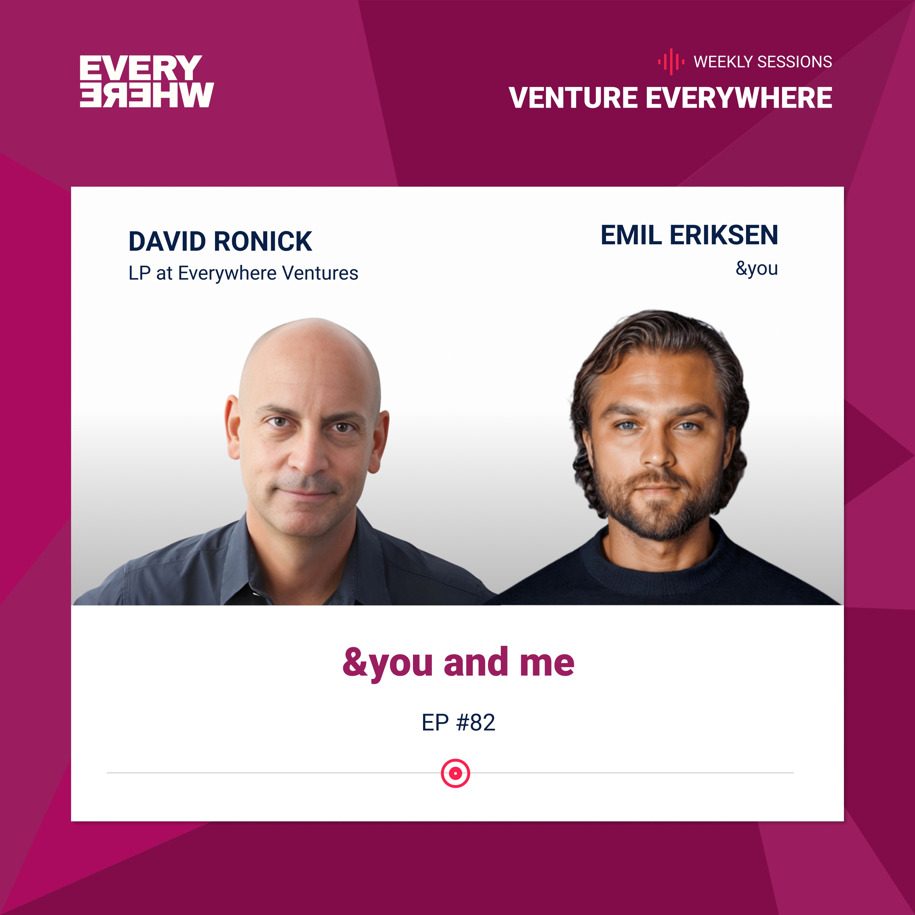 Venture Everywhere Podcast: Emil Eriksen with David Ronick