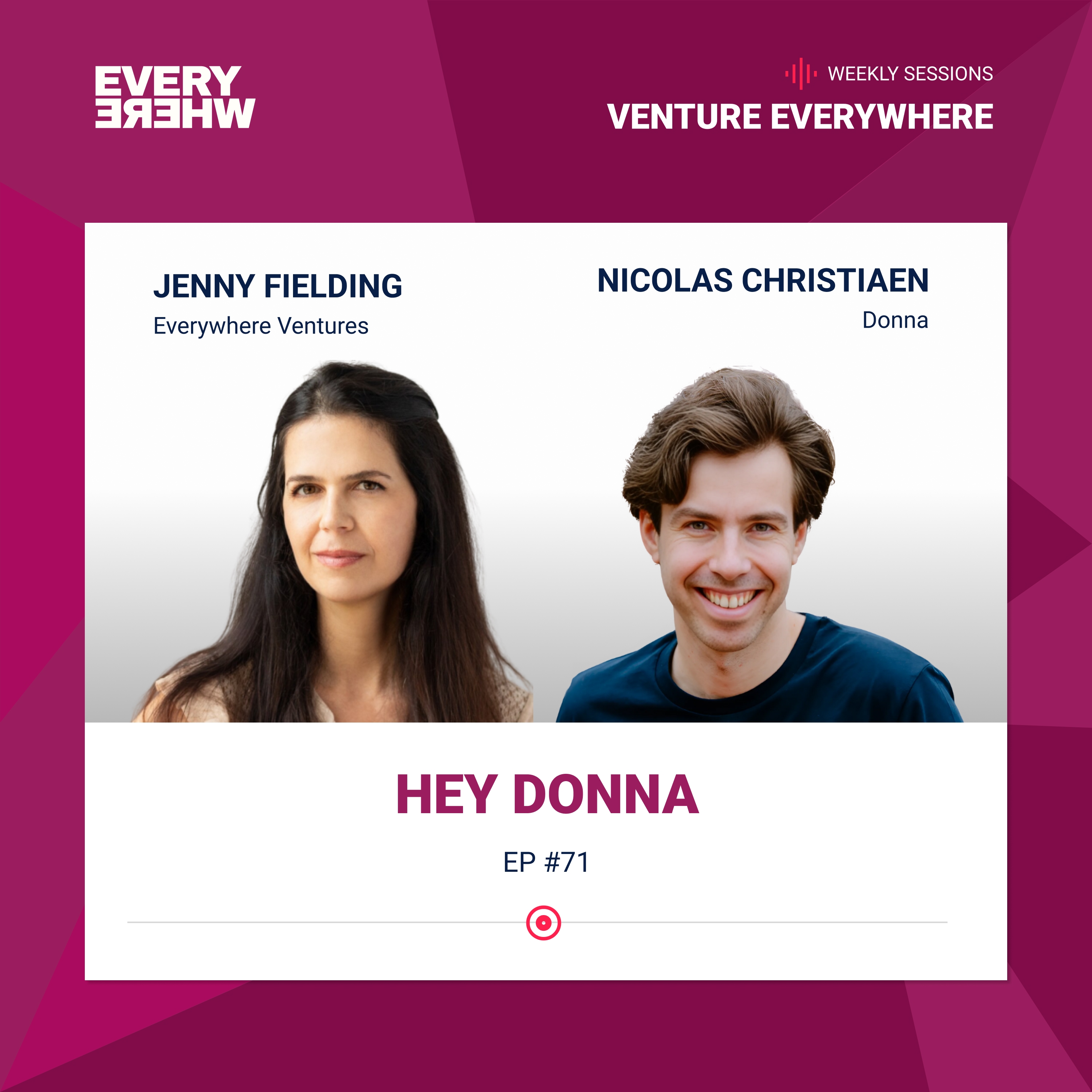 Venture Everywhere Podcast: Nicolas Christiaen with Jenny Fielding
