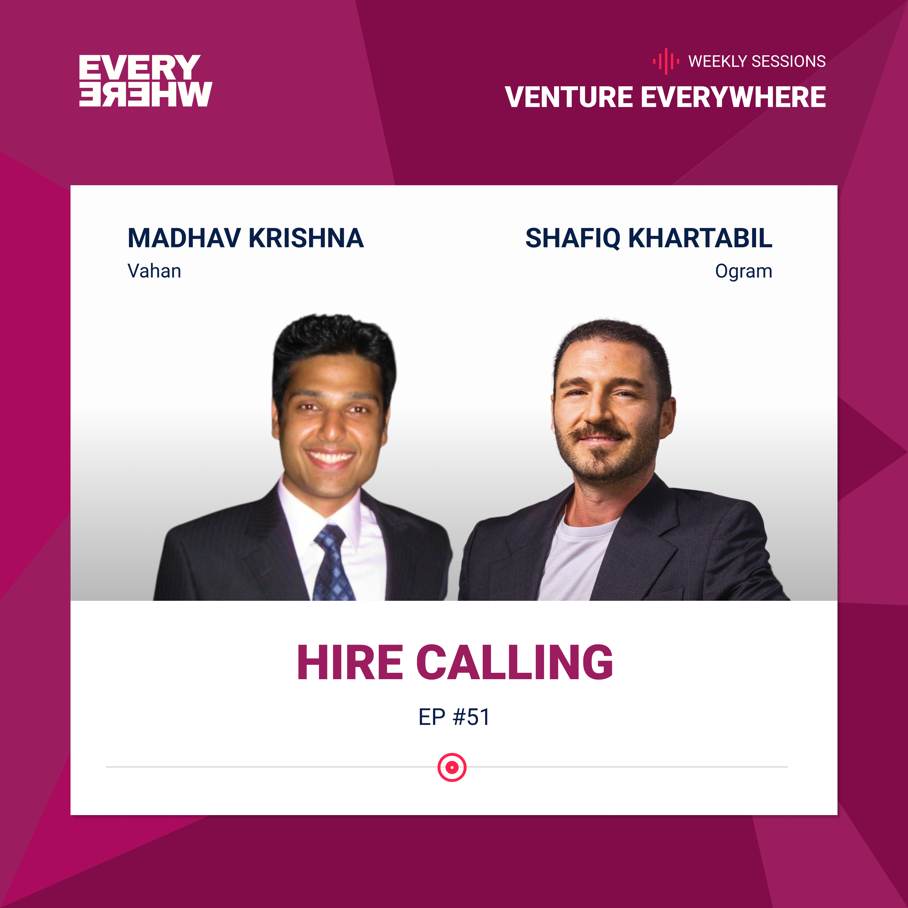 Venture Everywhere Podcast: Madhav Krishna with Shafiq Khartabil