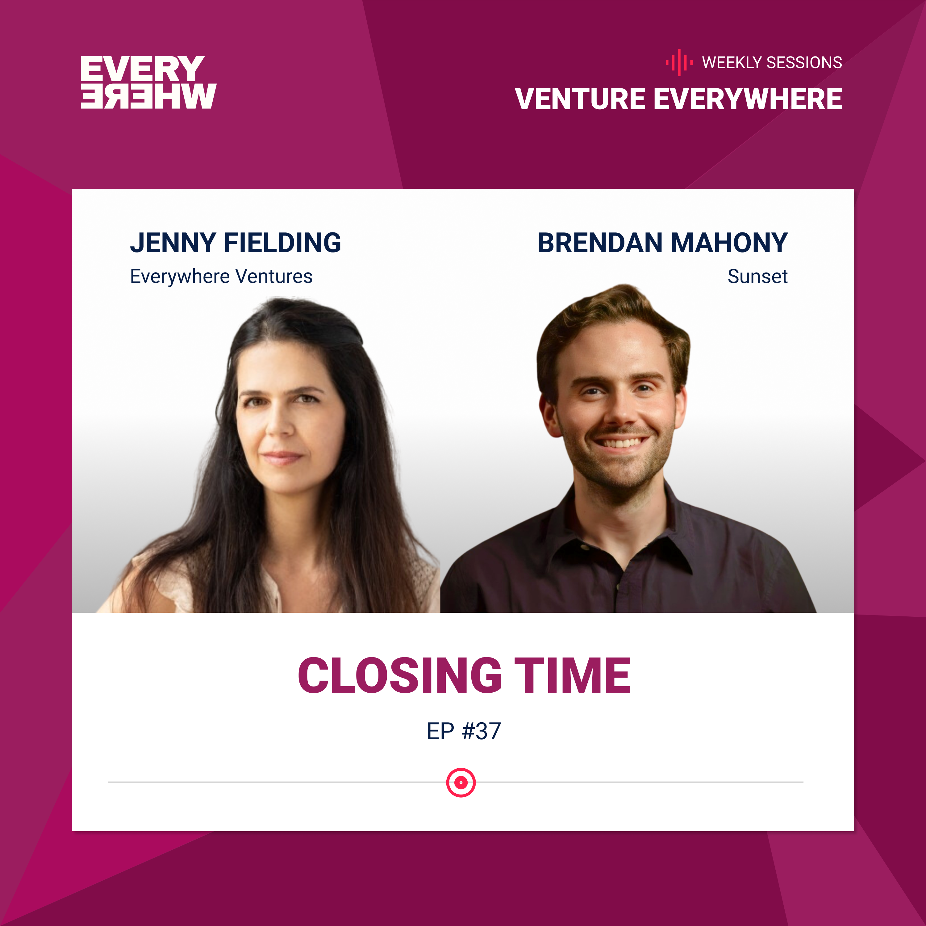 Venture Everywhere Podcast: Brendan Mahony with Jenny Fielding