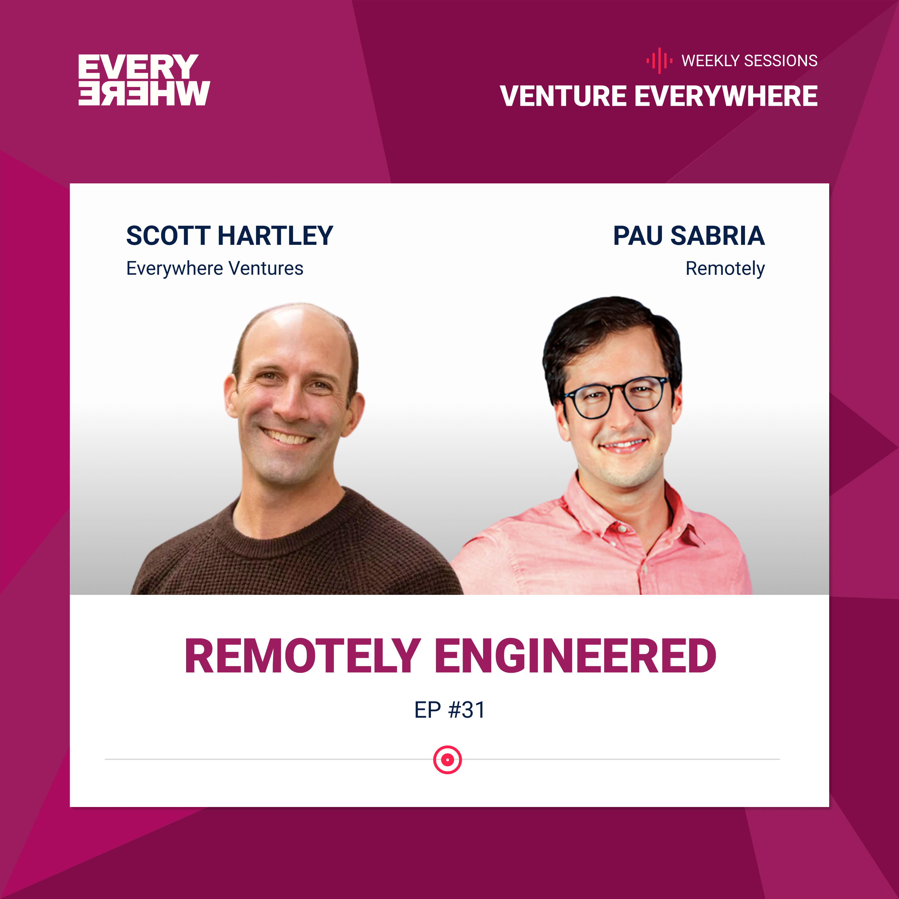 Venture Everywhere Podcast: Pau Sabria with Scott Hartley