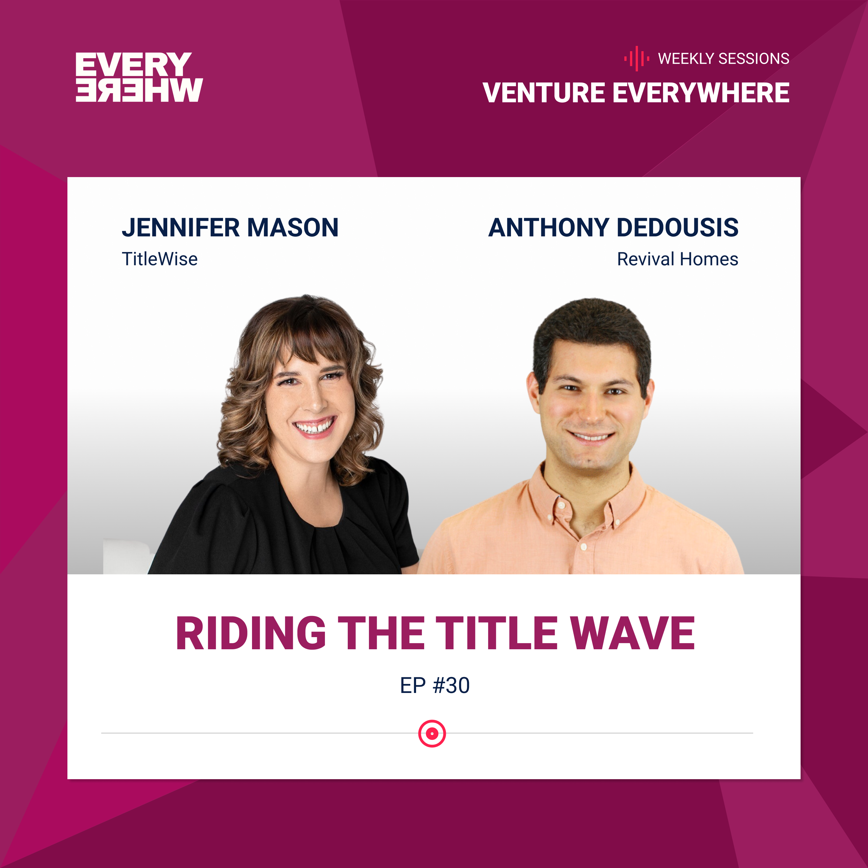 Venture Everywhere Podcast: Jennifer Mason with Anthony Dedousis