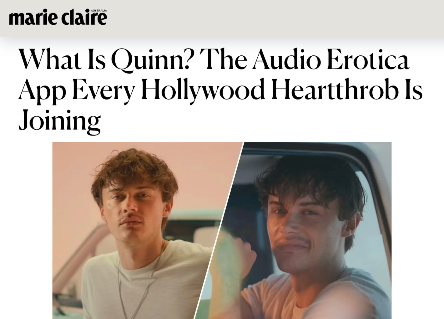 Inside Quinn: Where Romance Meets Audio, and Hollywood Follows