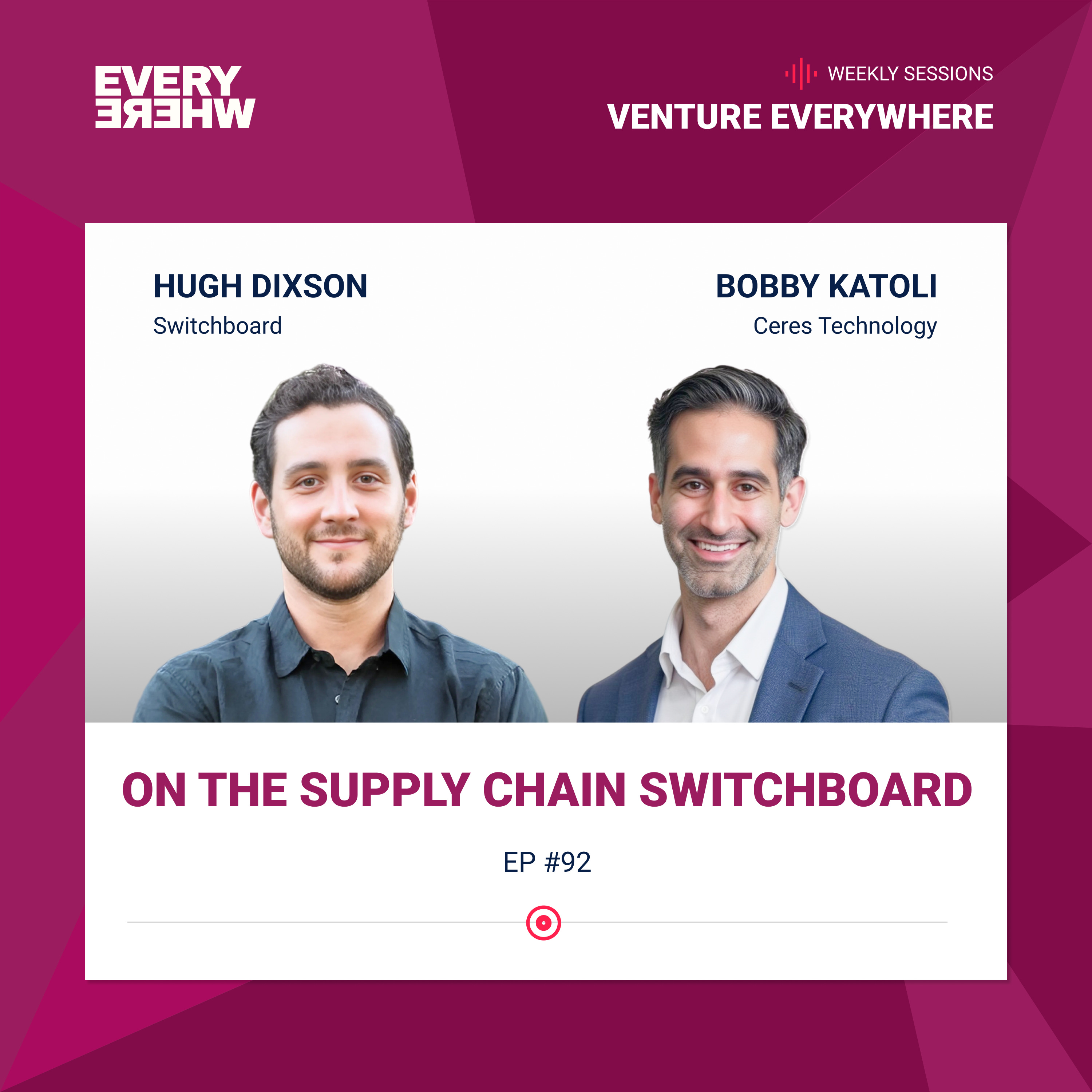 Venture Everywhere Podcast: Hugh Dixson with Bobby Katoli