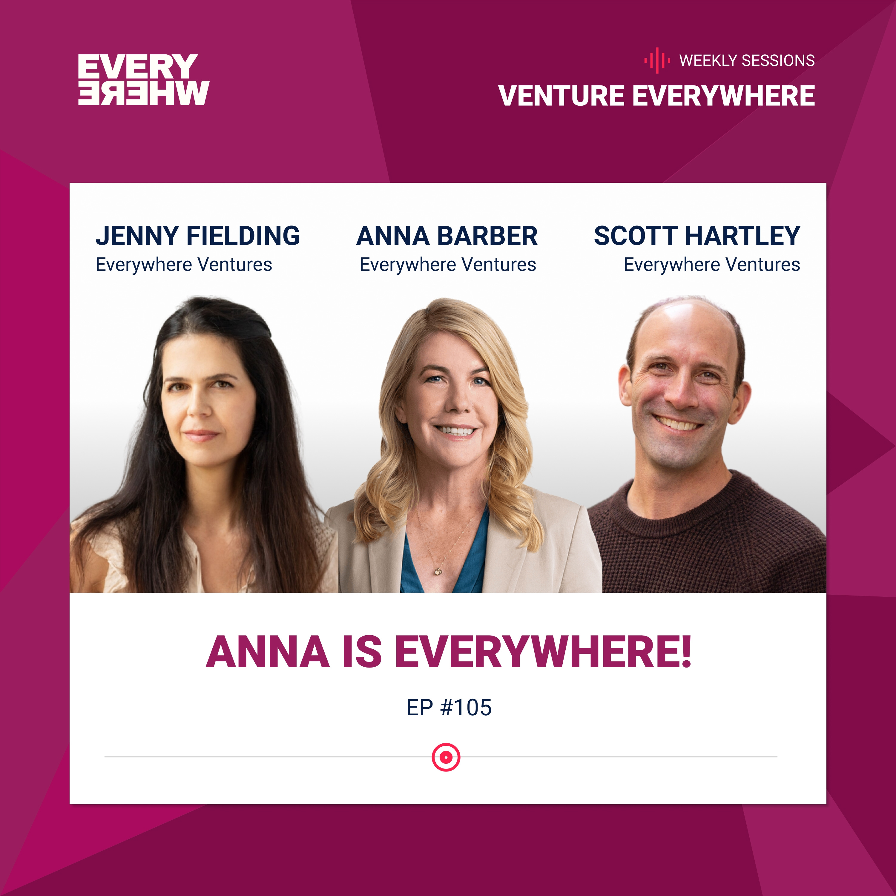 Anna is Everywhere: Anna Barber with Scott Hartley and Jenny Fielding