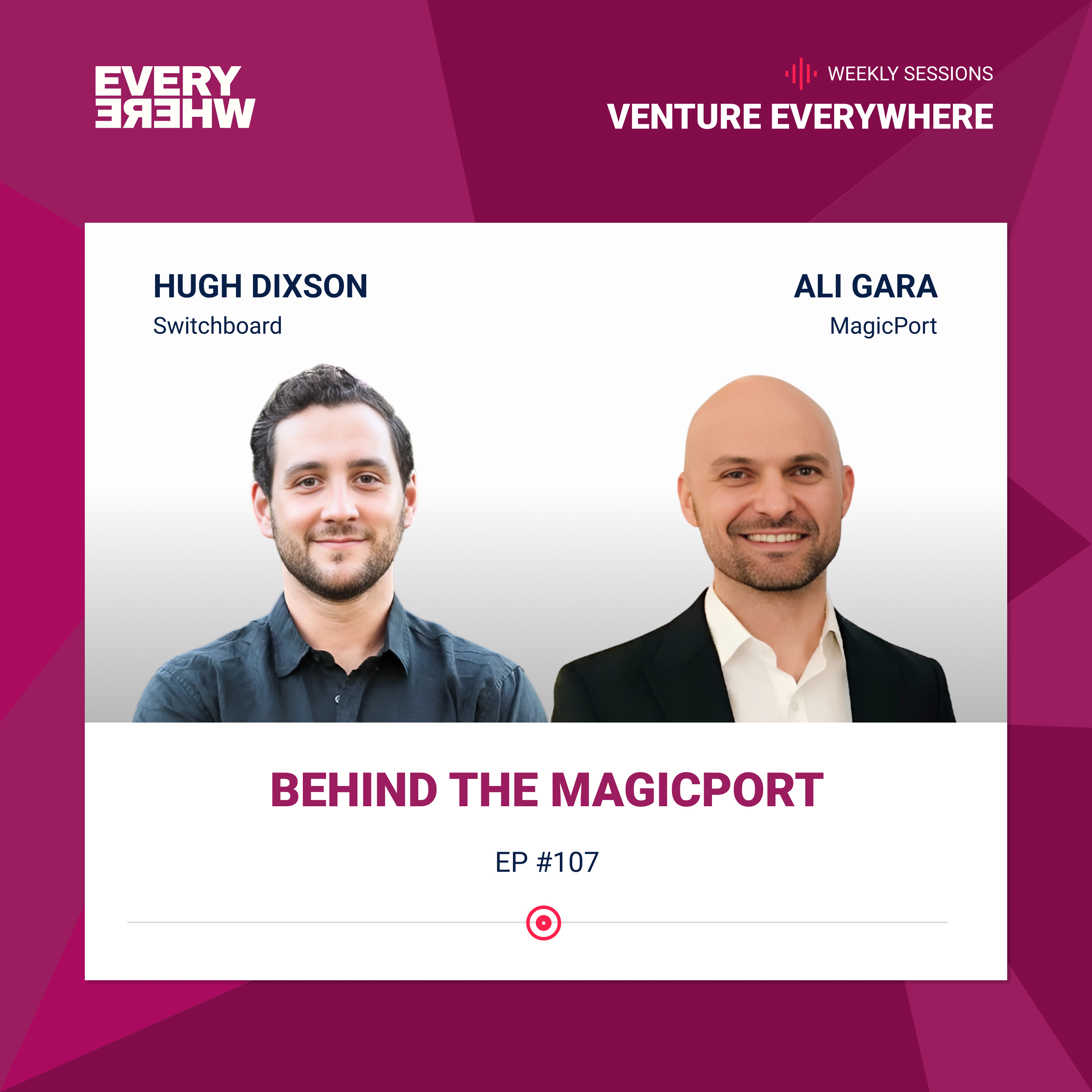 Behind the MagicPort: Ali Gara with Hugh Dixson