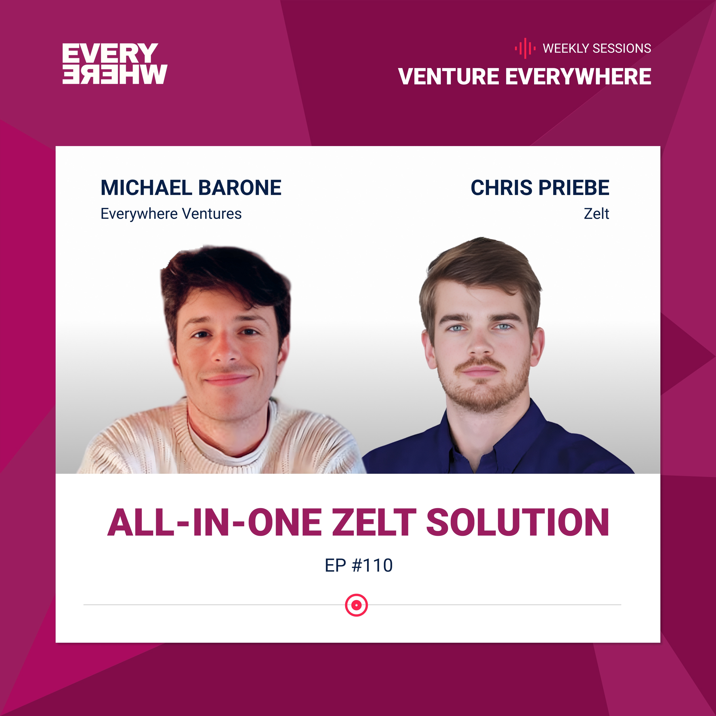 All-In-One Zelt Solution: Chris Priebe with Michael Barone