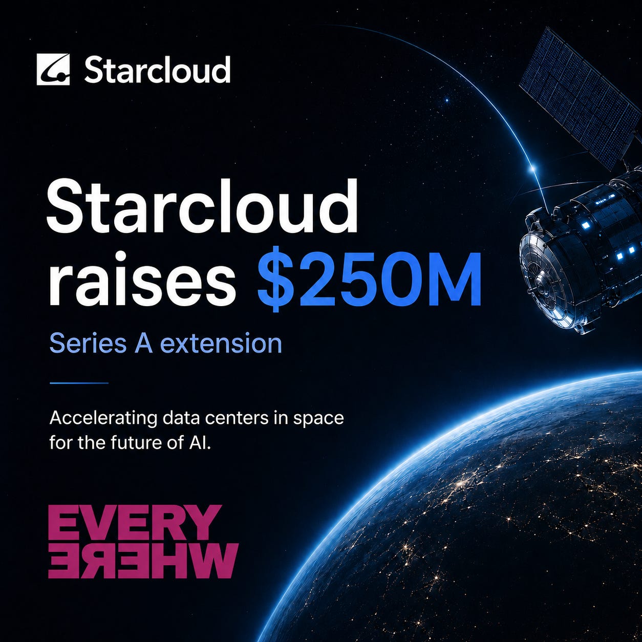 Starcloud Raises $250M to Build Orbital Data Centers
