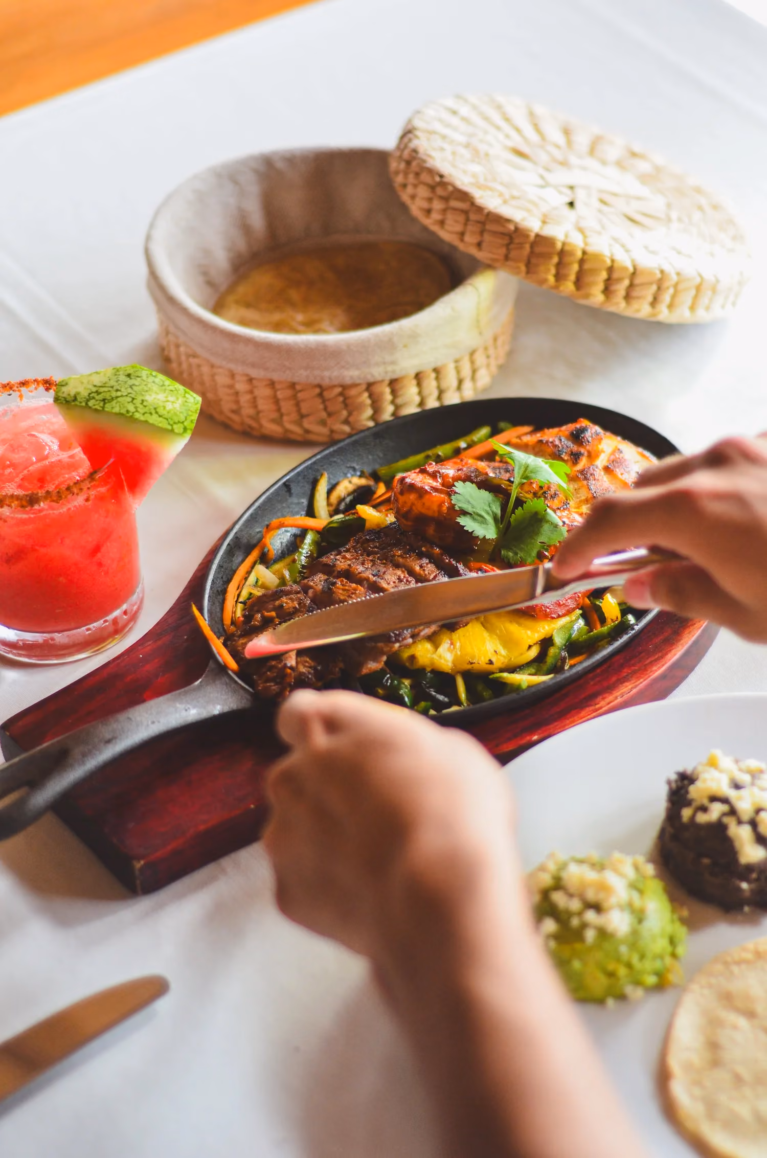 Signature seafood and Mexican dish at La Palapa, Puerto Vallarta