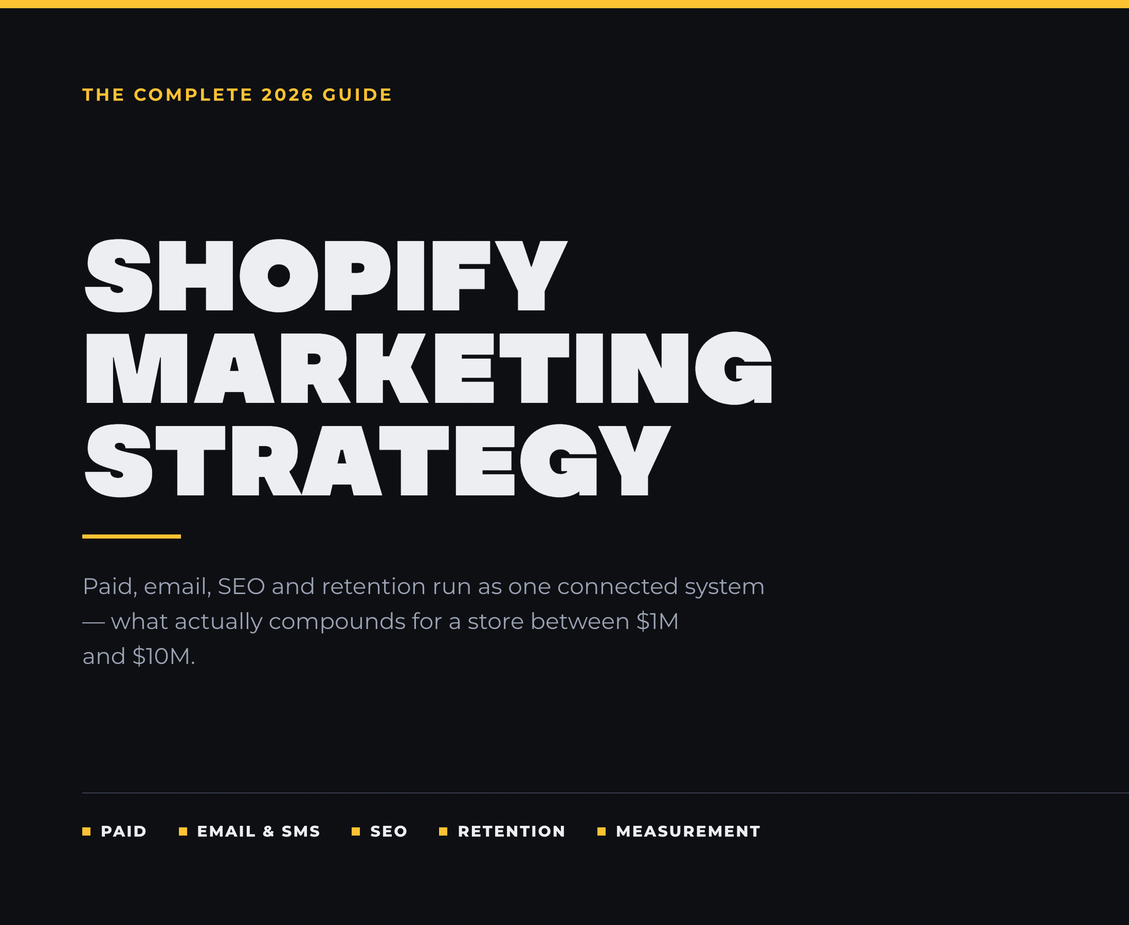 Shopify Marketing Strategy: The Complete 2026 Guide