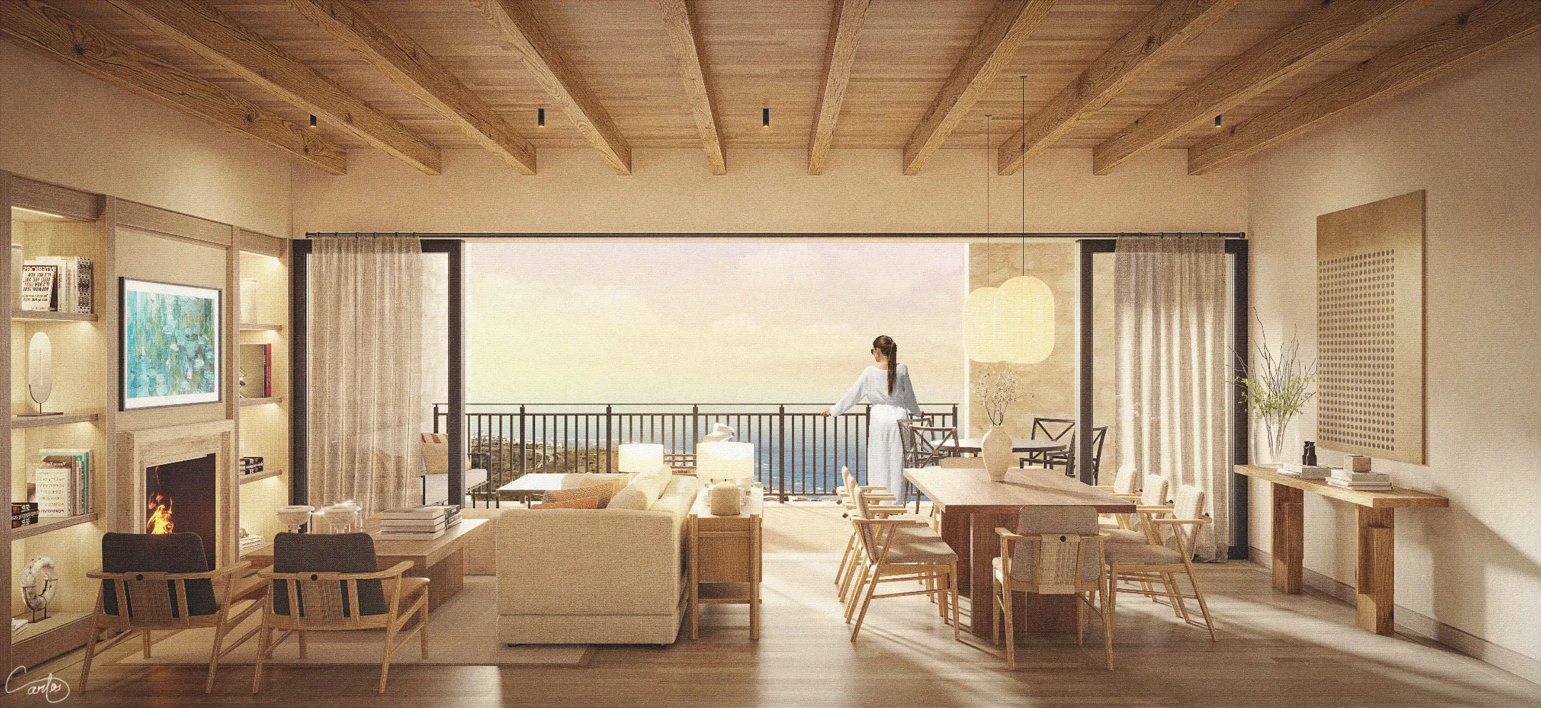 Departamento con vista al mar. Candé at Real del Mar