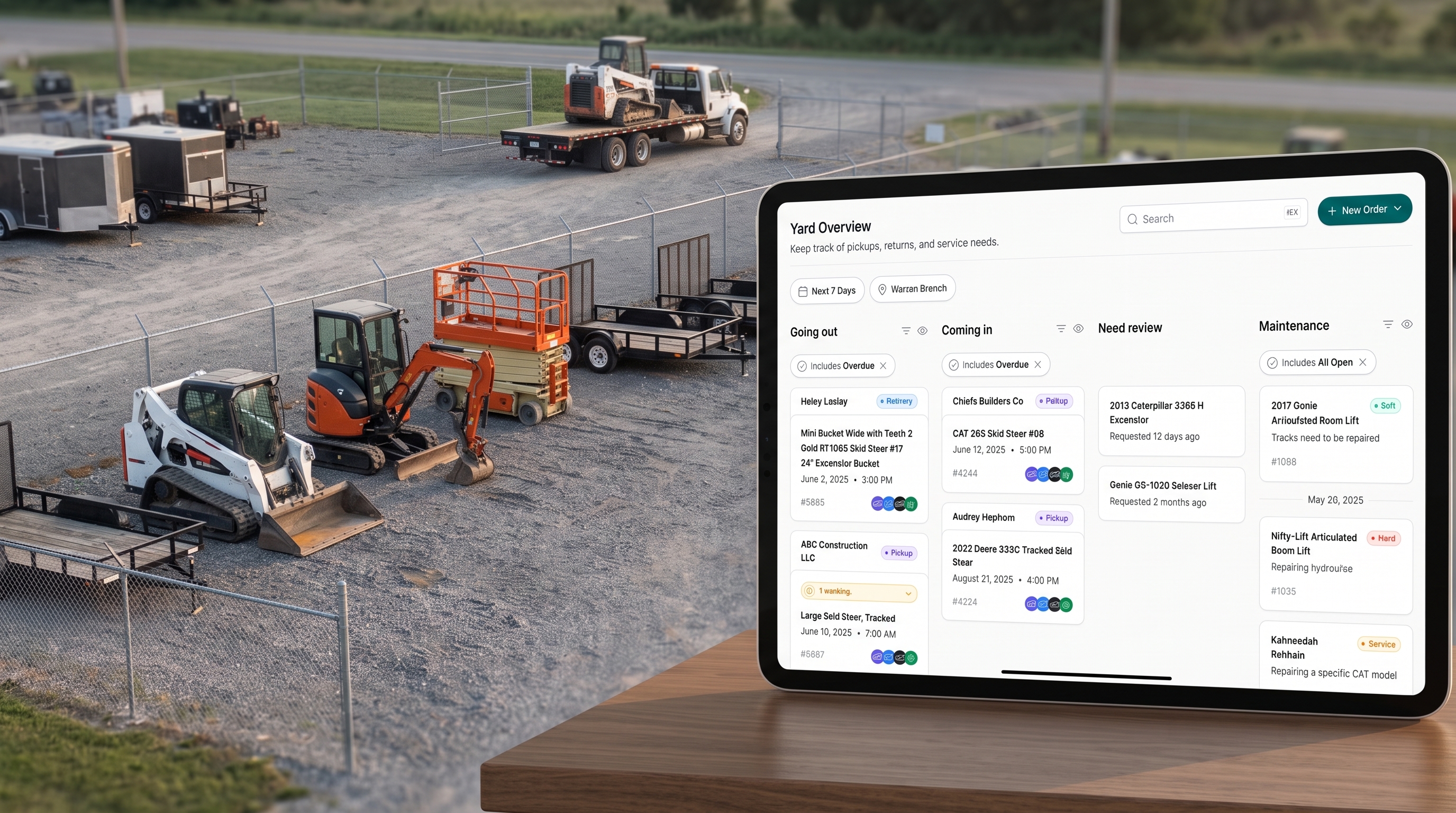 Multi-Location Equipment Rental: How to Keep Inventory in Sync Across Yards