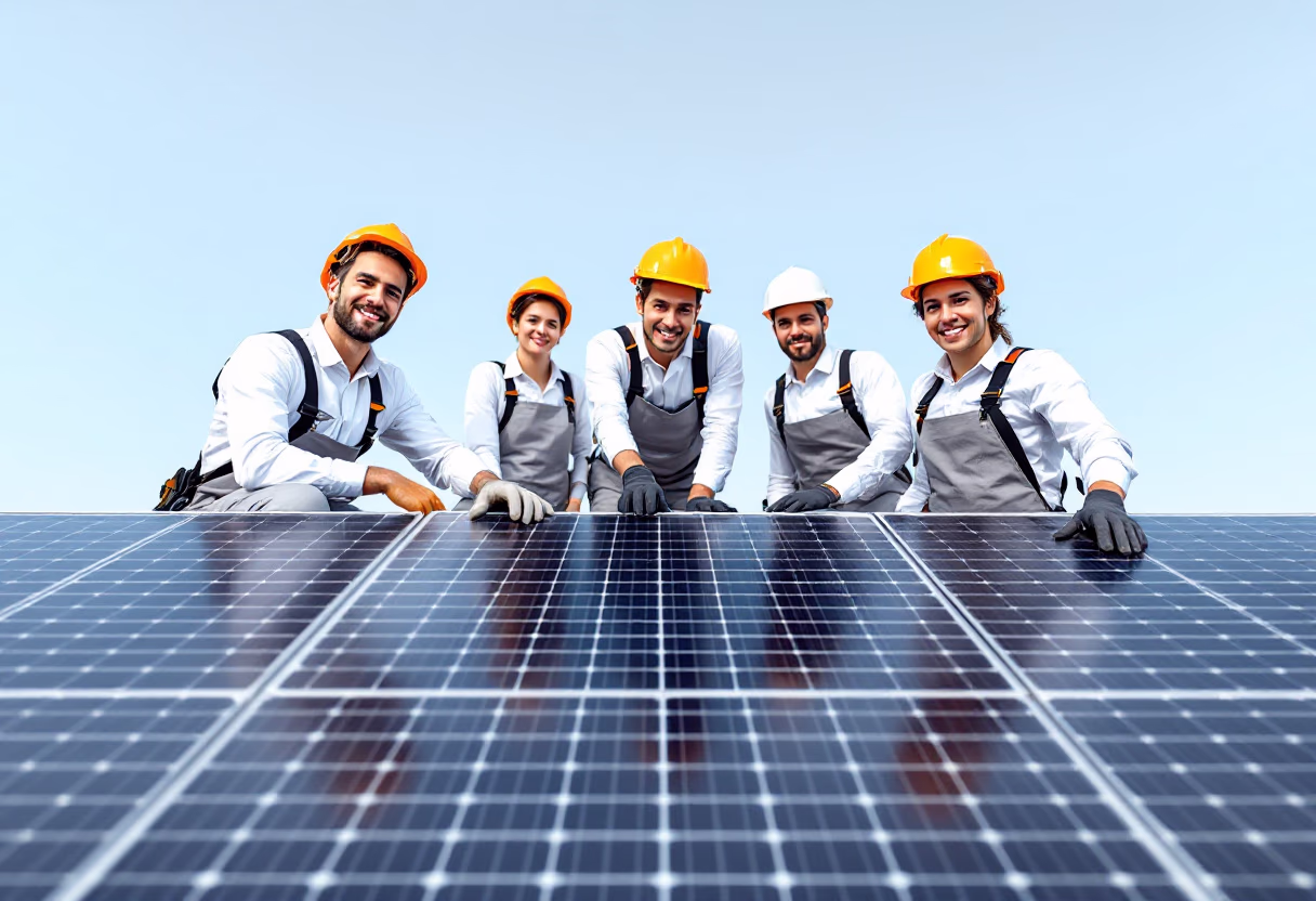 image of solar energy usage (for a solar panel installer)