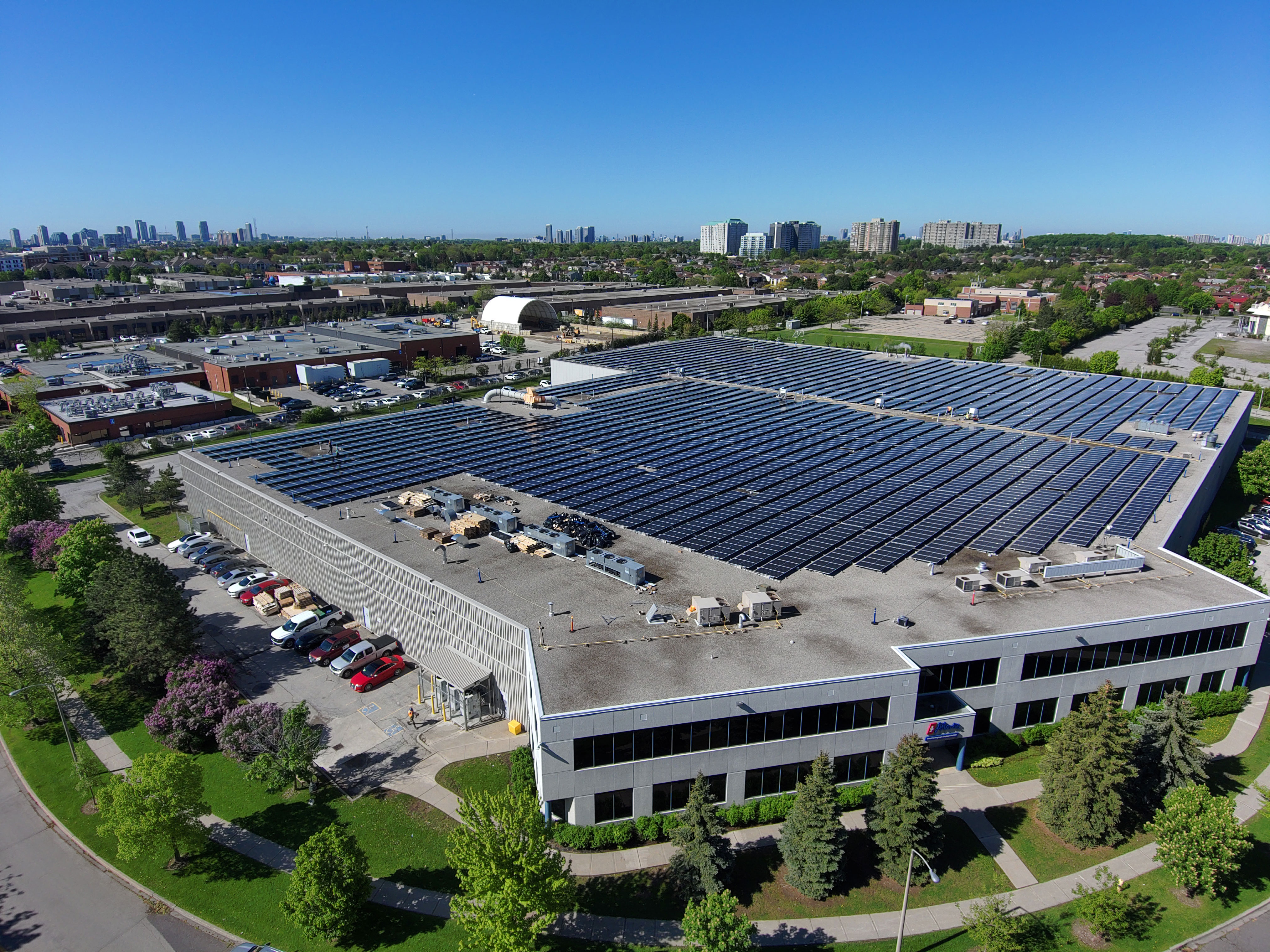 image of solar panels installation