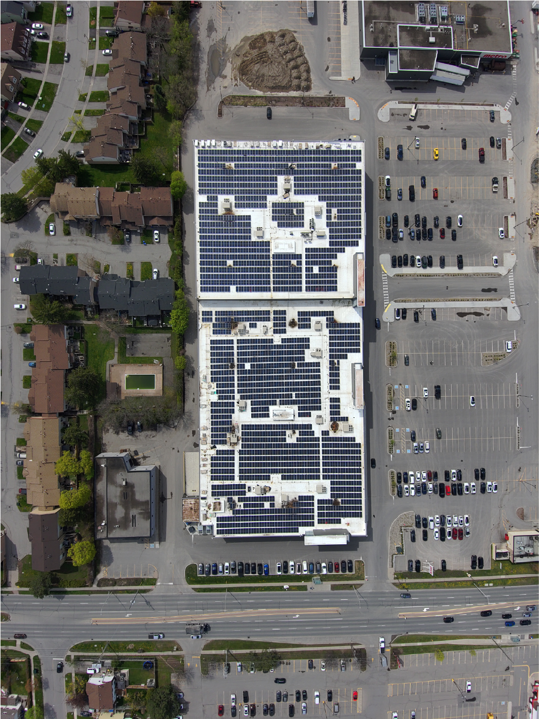 image of solar panels installation
