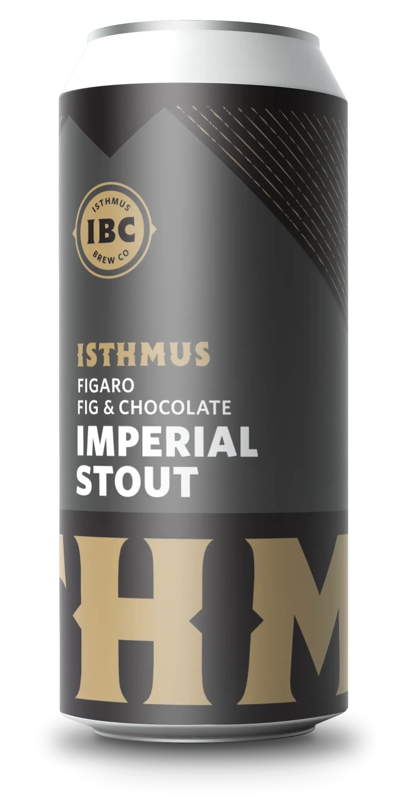 Isthmus Figaro Fig and Chocolate beer can.