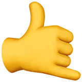 Call me hand emoji