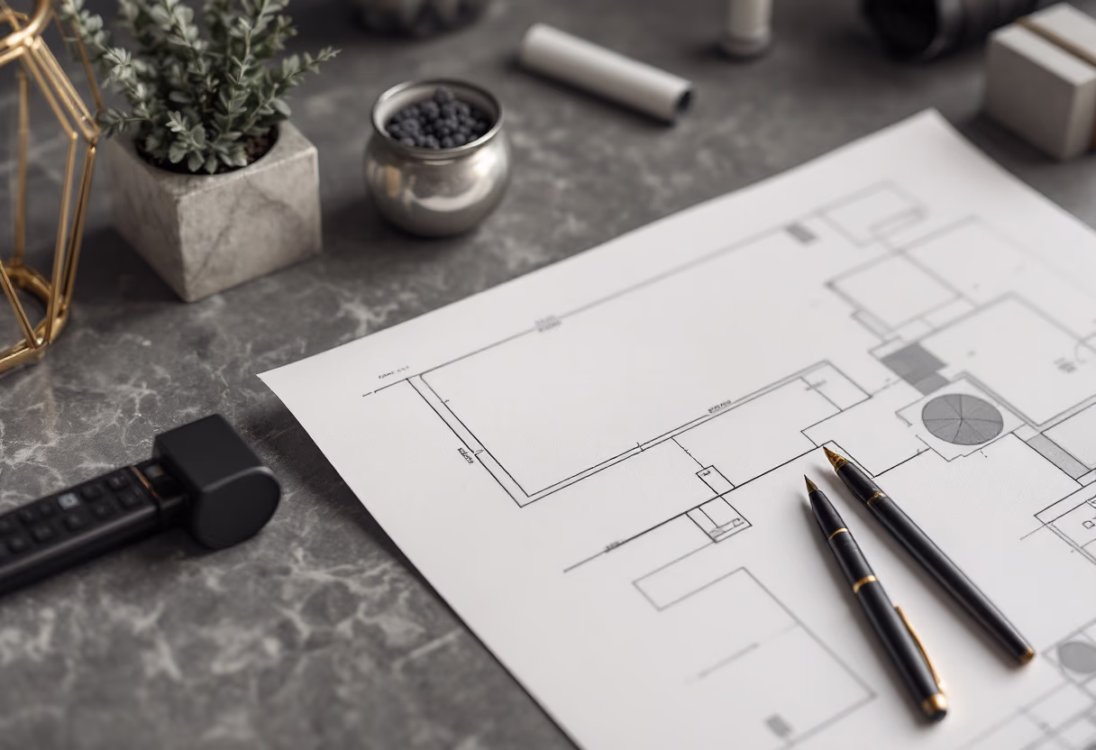 image of construction plans