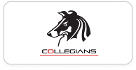 Collegians brand logo featuring a stylized horse head above the word 'COLLEGIANS'.